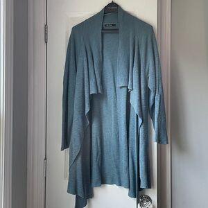 NIC+ZOE Blue Open Front Cardigan